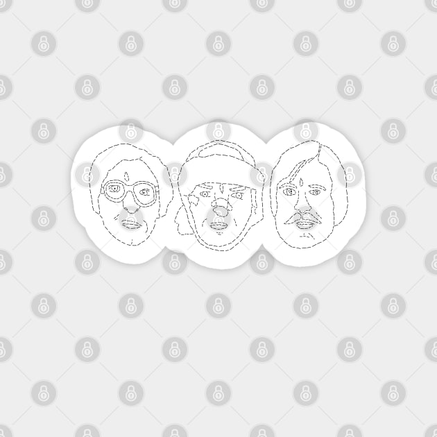 3 Brothers — The Darjeeling Limited Sticker by louweasely